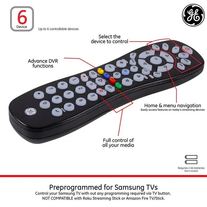 ge remote codes